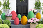 Flocked Easter Eggs 3-Pack B0G4JX2WWM