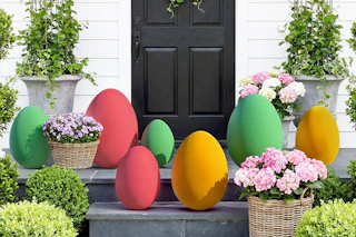 Flocked Easter Eggs 3-Pack B0G4JX2WWM