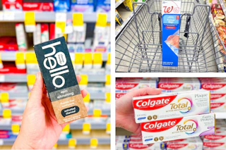 walgreens hello, colgate, freezer bags 3-photo collage