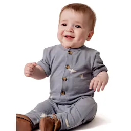 Baby Short Sleeve Slouch Romper