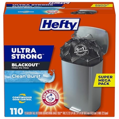 Hefty Ultra Strong Trash Bags, 13 gal 110 ct
