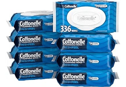 Cottonelle Wet Wipes 8-Pack