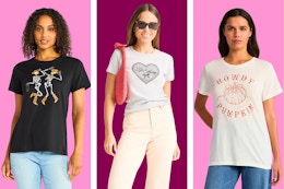 Walmart women's graphic tees