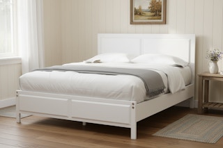 home depot rustic platform bed