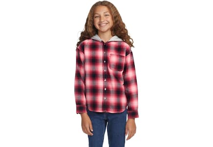 Levi’s Kids’ Hooded Flannel