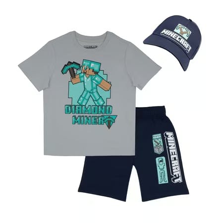 Minecraft Kids' 3-Piece Outfit Set