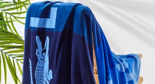 macys lacoste beach towel