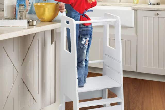 Adjustable Step Stool for Kids, Only $46.79 on Amazon card image