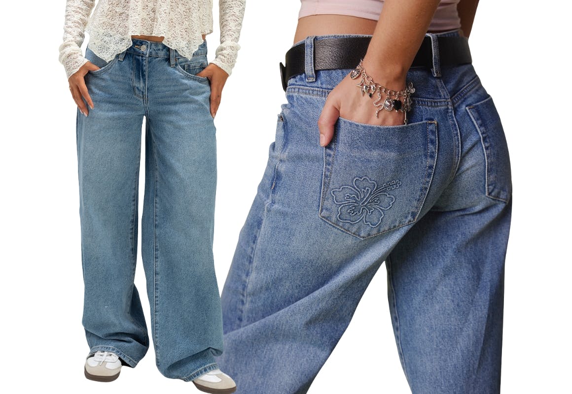 RSQ Women's Baggy Jeans