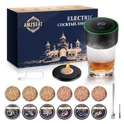 Electric Whiskey Smoker Kit, 6 wood chips