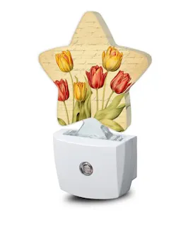 Vintage Tulips Nightlight