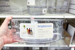 Brightroom 12-Inch Clear Lazy Susan Turntable, Only $11.40 at Target card image