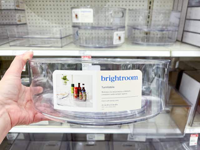 Brightroom Storage Turntable, Only $11.40 at Target card image