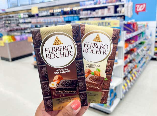 Online Deal: Free Ferrero Rocher Chocolate Bars at Walgreens card image