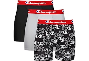 Champion Men's Boxer Briefs 3-Pack