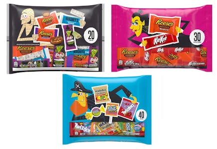 3 Hershey's or Reese's Halloween Candy Bags