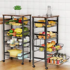5-Tier Rolling Utility Cart