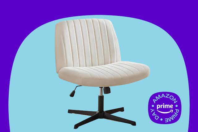 Criss-Cross Chair, Only $46.49 on Prime day (Reg. $69.99) card image
