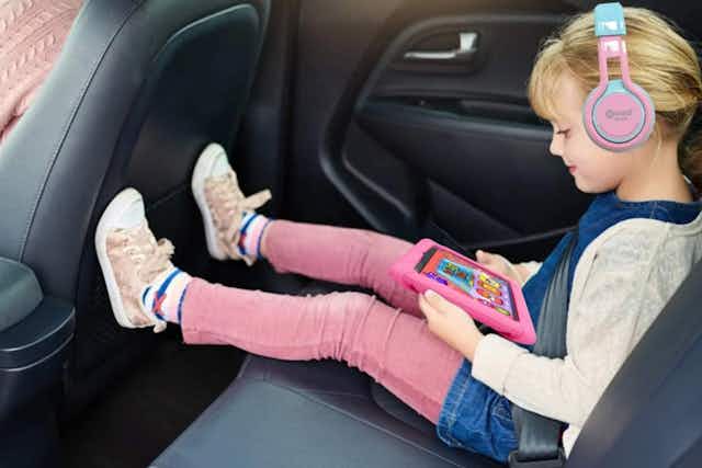 Kids' Tablet, Headphones, and Case Bundle, $69.99 at Walmart card image