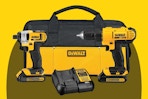 a yellow and black power tool kit