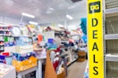 dollar general deals sign area shot