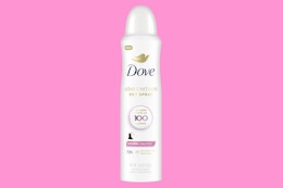 Dove Advanced Care Deodorant Spray, Only $5.57 on Amazon card image