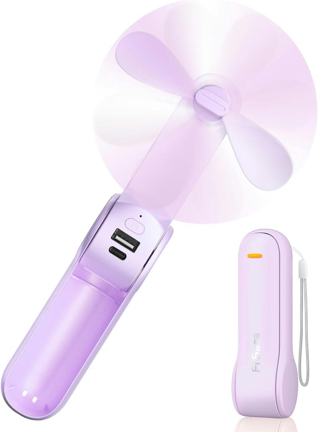 Handheld Fan With Power Bank