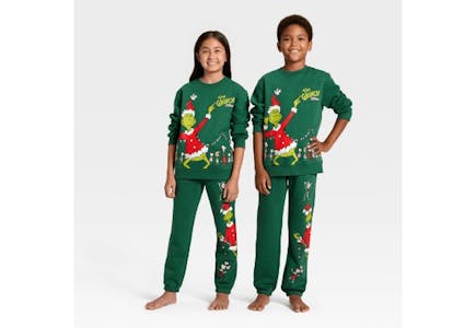 The Grinch Kids' Fleece Sweatpants