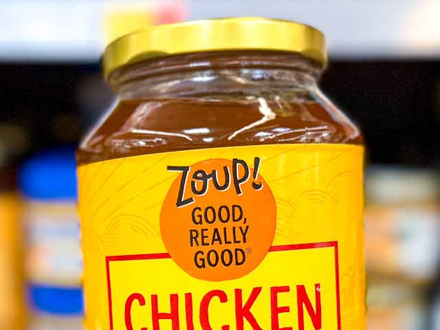 Zoup Soup, Just $2.98 at Walmart After Ibotta Rebate card image