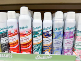batiste dry shampoos on walgreens shelf