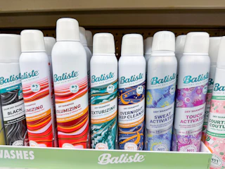 batiste dry shampoos on walgreens shelf