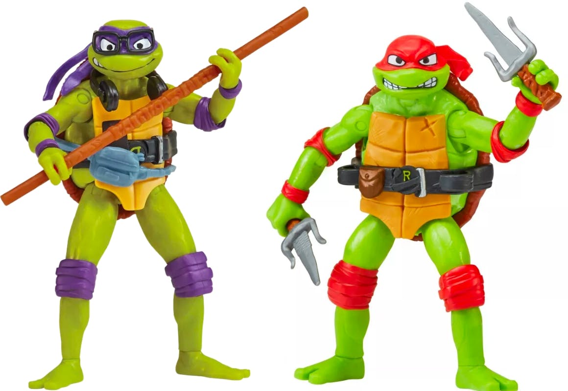 2 Ninja Turtle Toys