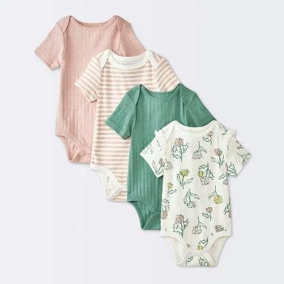 Cloud Island Baby Bodysuits 4-Pack
