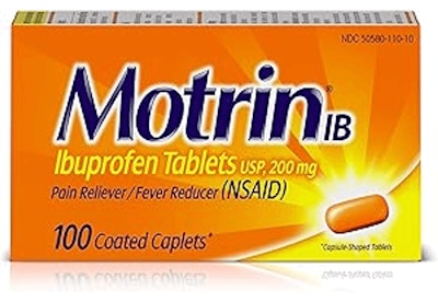 Motrin Pain Reliever Tablets