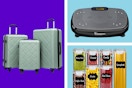 luggage set, vibration plate, and food storage set