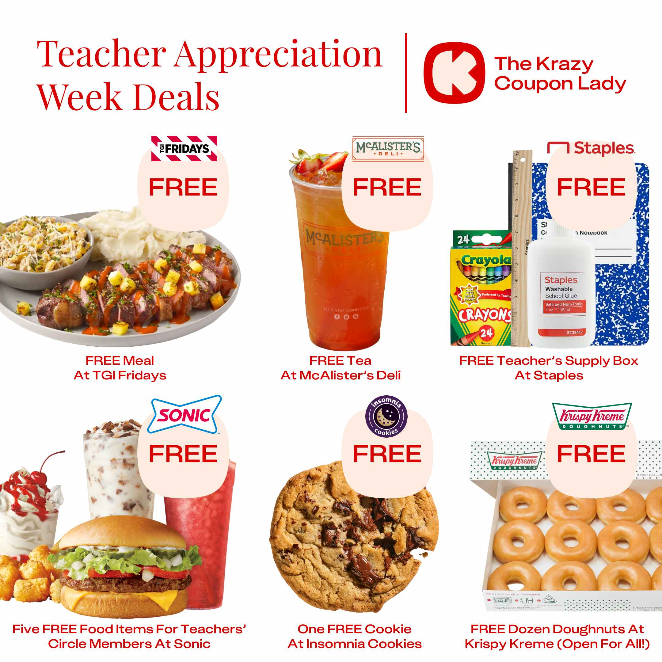 Teacher Appreciation Week Deals
