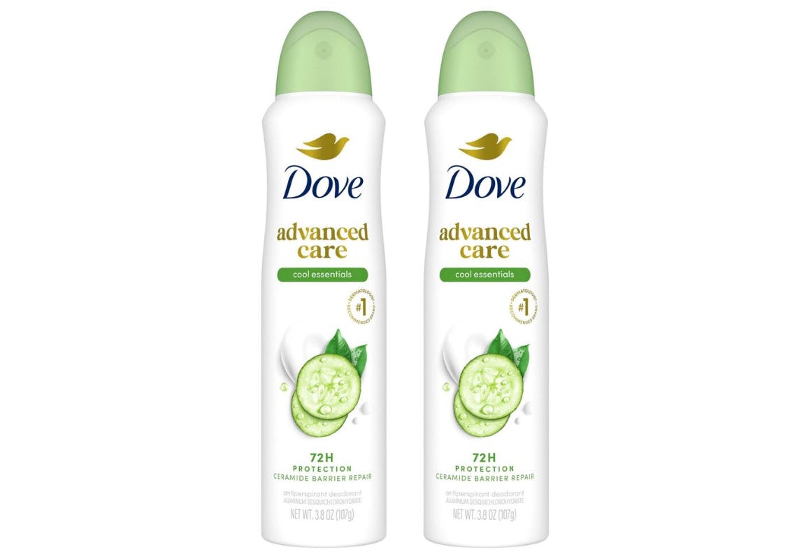 2 Dove Deodorant Sprays