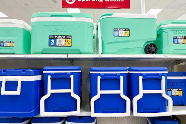 Igloo Wheelie 38-Quart Coolers, Only $22.79 at Target card image