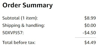 an amazon order summary ending in $4.49