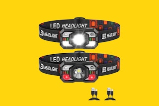 Rechargeable Headlamp 2-Pack