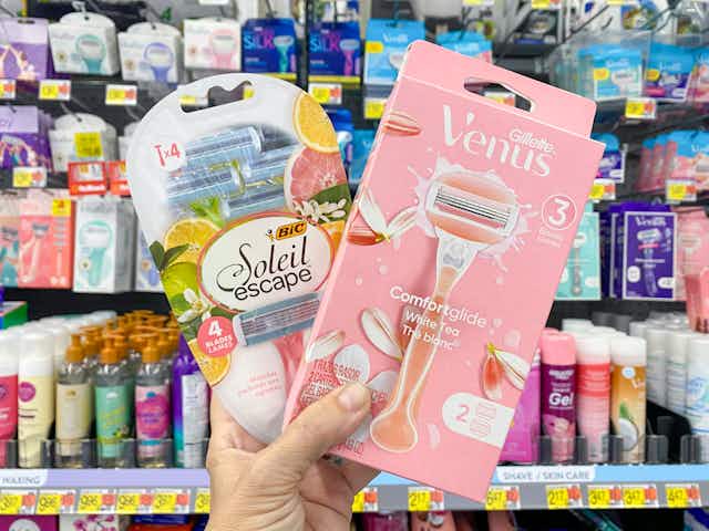Best Razor Deals to Score at Walmart With Ibotta — As Low as $1 card image
