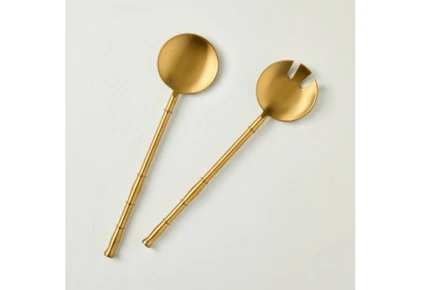 Magnolia Salad Fork and Spoon Set