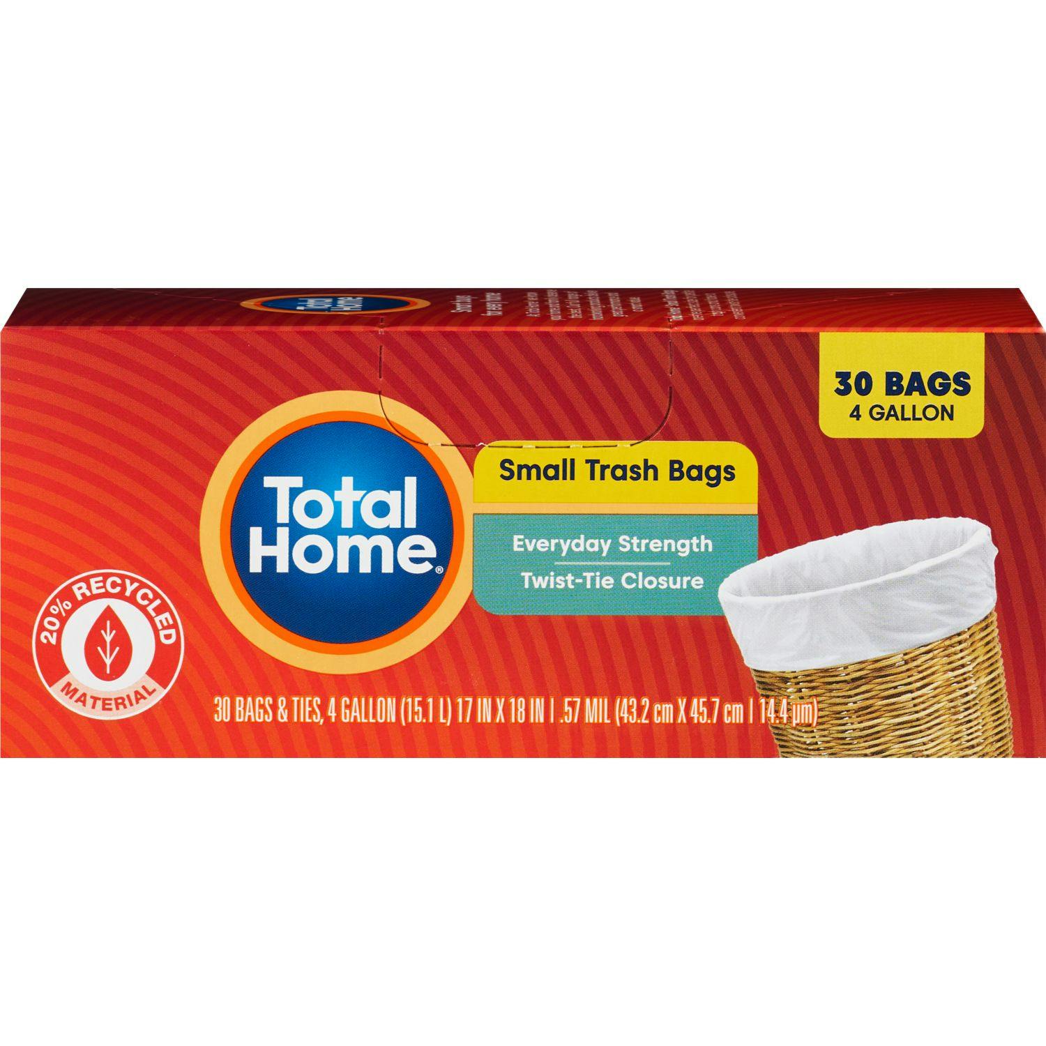 Total Home Small Trash Liners