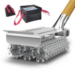 1 Grill Brush + 1 Water Bucket