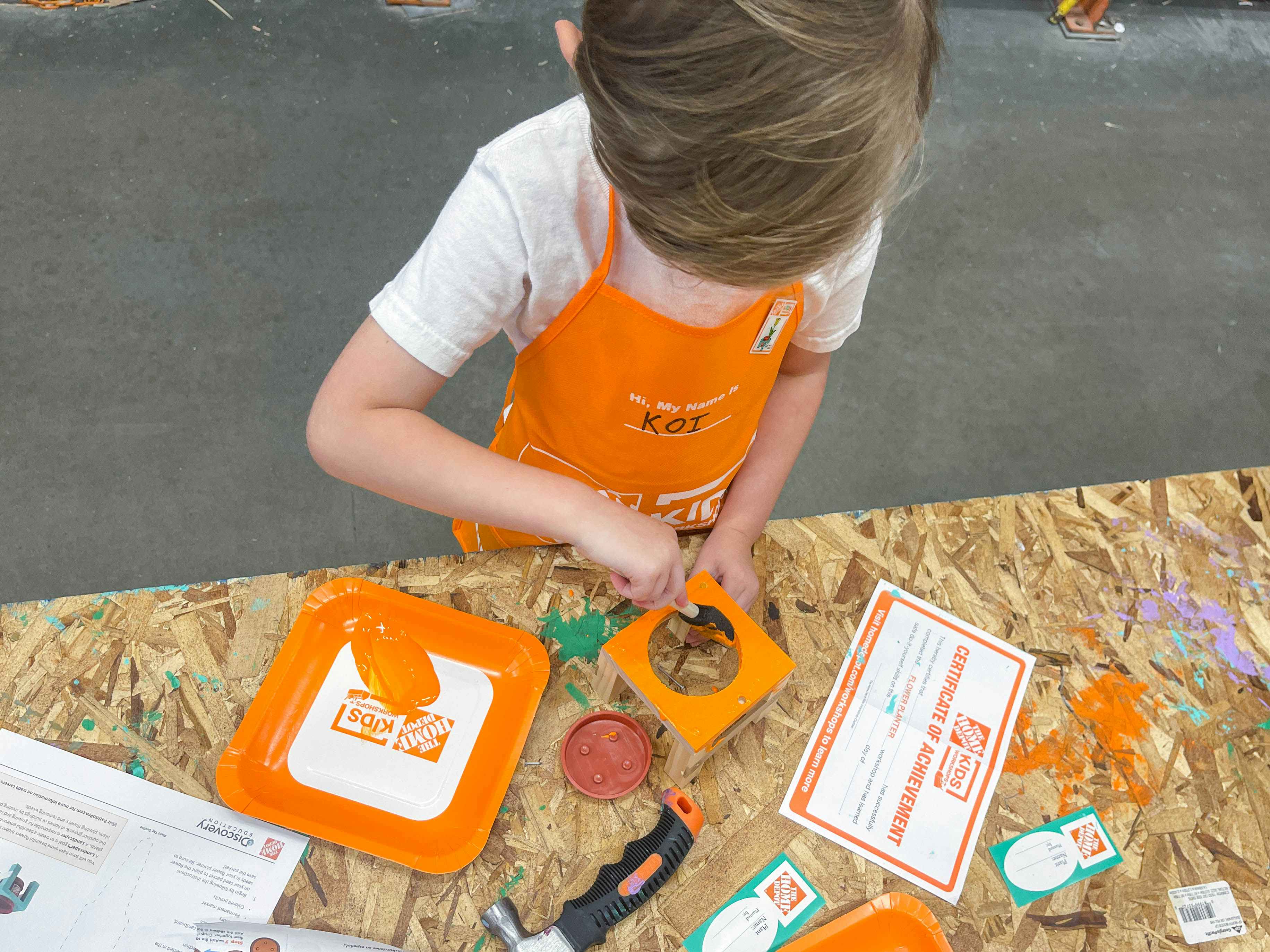 Free Home Depot Kids Make a Butterfly House on March 2 The