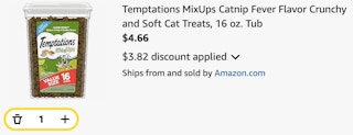 Temptations Catnip Cat Treats