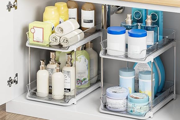 Under-Sink Bathroom Organizer Set, Now $24 on Amazon (40% Off)