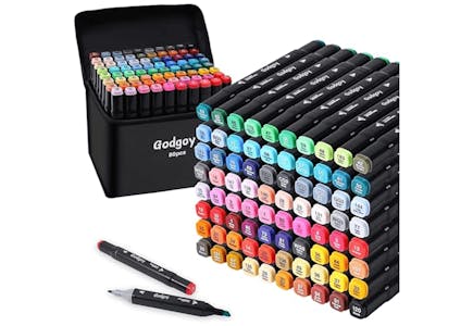 Dual-Tip Permanent Marker Set