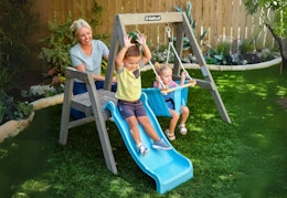 This Kids’ Wooden Swing Set Is Just $92 Shipped at Tanga (Reg. $230) card image