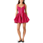 Betsey Johnson Women's Bubble Hem Mini Dress